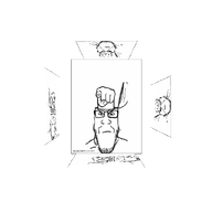 3dgifmaker angry animated closed_mouth glasses hand looking_at_you multiple_soyjaks pointing pointing_at_viewer poyopoyo soyjak stubble tonton variant:markiplier_soyjak // 600x600 // 2.8MB