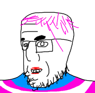 glasses smile soyboy stubble terry_davis variant:holyjak wrinkles // 1067x1050 // 16.6KB