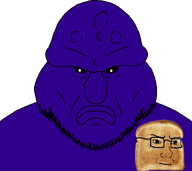 angry badge bald black_eyes bread closed_mouth creepy distorted evil fat five_nights_at_freddy's glasses lips looking_at_you obese objectsoy ominous open_mouth purple_guy purple_lips purple_skin shirtless soyjak subvariant:soyak_(irritated) toast transparent transparent_background variant:disgusting_trevorcreature variant:soyak white_pupils william_afton wrinkles // 752x668 // 106.5KB