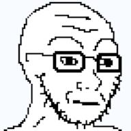 closed_mouth glasses pixel_art smirk stubble variant:soyak // 144x144 // 1.6KB