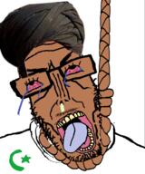 bloodshot_eyes islam moon rope subvariant:euromutt tongue variant:markiplier_soyjak // 594x712 // 284.1KB