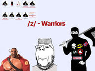 Warrior-Z(user) arab arabic_text balaclava bara bat batman batman:_arkham_knight batman_(series) breasts buff caligraphy flag flag:norway flag:shahada full_body heart holding_object iraq iron islam keffiyeh kratos kufic love mge moobs mudslime muscles muscular_male muslims norway punisher punisher_face red self_insert shahada skull smile soldier_(team_fortress_2) soldier_(tf2) soybooru soyjak_party spawn stick subvariant:muscular_chud2 subvariant:wholesome_soyjak team_fortress_2 variant:chudjak variant:gapejak wholesome z_(russian_symbol) // 3264x2448 // 1.6MB