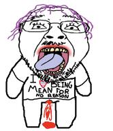 angry clothes glasses hair open_mouth tranny transheart tshirt variant:bernd // 664x766 // 119.8KB