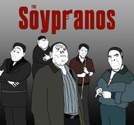 5soyjaks belt bobby_baccalieri christopher_moltisanti closed_mouth clothes gun hair heart holding_object italy jacket mafia open_mouth paulie_gualtieri pun ring silvio_dante soyjak stubble text the_sopranos thrembo tongue tony_soprano variant:cobson variant:impish_soyak_ears variant:kuzjak variant:smugjak variant:tony_soprano_soyjak watch wristwatch // 1000x935 // 98.6KB