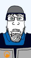 bald barney barney_calhoun clothes glasses green_eyes half-life helmet neutral soyjak stubble subvariant:neutralplier variant:markiplier_soyjak // 600x1100 // 174.8KB