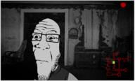 border camera fnaf_(fangame) fnaw fnaw_3 glasses jacket living_room map mouth_closed ominous recorder static_noise variant:markiplier_soyjak // 814x491 // 284.8KB