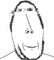 doctos ear hair long_nose nasolabial_folds sharty_saving_gem smile soyjak variant:gapejak // 721x789 // 154.5KB