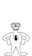 bug soyjak spider spider_ham spider_man spiderman traced variant:unknown wabag white_background // 581x1027 // 57.1KB