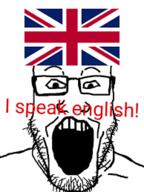 country flag flag:united_kingdom glasses open_mouth soyjak stubble text united_kingdom variant:markiplier_soyjak // 194x259 // 12.0KB