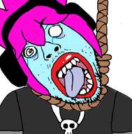 ack blue_skin brimstone emo_hair ftm necklace pink_hair pooner red_lips snca variant:bernd // 837x850 // 190.5KB