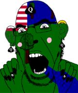 bbc county ear facial_mark flag flag:liberia flag:river_gee_county forehead_mark glasses hair hand liberia liberian nose_piercing nose_ring open_mouth painted_nails queen_of_spades river river_gee_county soyjak stubble subvariant:slutson subvariant:spadeson tattoo variant:cobson // 723x861 // 92.7KB