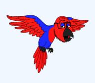 DATAMINING_LINK⚠️☢️☣️_DO_NOT_ENTER⚠️☢️☣️ animal beak bird feather full_body glasses open_mouth parrot series:animaljaks smug soyjak stubble variant:smugjak wing // 1600x1402 // 41.0KB