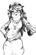 artist:sleep_chvd avengers beanie black_and_white drawing fat glasses looking_at_you variant:soytan white_background // 1000x1488 // 131.3KB