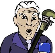 clothes covington_farms ear food fruit hair necktie open_mouth soyjak variant:56jak white_hair white_skin // 526x501 // 28.2KB