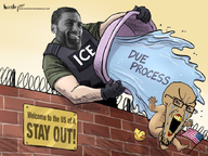 angry baby bloodshot_eyes border brown_skin duck flag:united_states ice nas:gigachad political_cartoon seething variant:soyak // 714x535 // 573.7KB