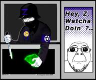 BRIMMIEST_COMMENTS_SECTION☣️☣️☣️_DO_NOT_ENTER☣️☣️☣️ Warrior-Z(user) arm_band award knife meta:tagme sisa_eyes star_of_david text variant:bernd variant:chudjak warrior-'p_LOST // 1085x896 // 486.9KB