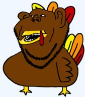 beak bird black_sclera series:animaljaks subvariant:impish_amerimutt thanksgiving turkey_(animal) variant:impish_soyak_ears wattle wing // 861x981 // 57.7KB