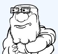 closed_mouth fat glasses glove stubble transparent_background variant:tockson wario // 845x779 // 21.3KB