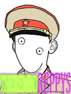 artificial_intelligence bright clothes glowing hat kgb kuz no_glasses not_oc reppey retard text transparent_background variant:kuzjak // 800x1067 // 515.4KB
