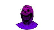 admin_7 black_sclera blood blossom broken_glasses creepy creepypasta crown_of_thorns evil gradient grin messiah ominous purple_skin raw red_eyes scary sharp_teeth smile stubble subvariant:wholesome_soyjak teeth the_final_day_of_the_sharty transparent_background uncropped variant:gapejak wrinkles // 1280x720 // 148.7KB