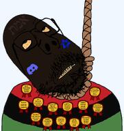 ack africa award awards black_skin bloodshot_eyes bnwo clothes discord discord_logo_facial_mark emet flag:pan-african golem groomer hanging hebrew_text judaism jude nigger pan_african pedophile rapist rope rotten_teeth shitskin spade spadefag spadenigger star_of_david subvariant:scholar text variant:gapejak yellow_sclera // 1885x2000 // 136.7KB