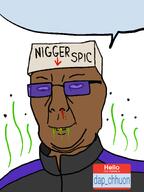 brap chin dap_chhuon(user) fat glasses meta:namefags mexico meximutt name_tag nigger serious_hat speech_bubble spicroach subvariant:chuzjak trend:slopjak variant:chudjak variant:kuzjak // 1080x1440 // 173.1KB