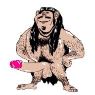 alternate arm beard bwc ear full_body hair hairy hand leg nsfw penis smile soyjak stubble variant:impish_soyak_ears white_skin // 2000x2000 // 601.6KB