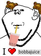 asian bear boba_tea clothes drink drinking drinking_straw ear habbo_hotel hat heart i_love pixel_art soyjak stubble subvariant:impdrink teddy_bear text variant:impish_soyak_ears video_game // 598x820 // 134.9KB