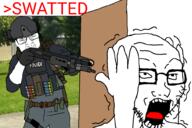 belt bullet camera clothes door dox doxxed gun helmet house outside panic park pocket police shell shotgun swat swatted swatting tongue variant:feraljak variant:soyak vest // 1016x676 // 275.3KB