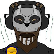 artist:termitesilva call_of_duty ghost headphones mask retard shitskin stinky variant:unknown // 2000x2000 // 378.0KB
