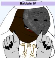 baldwin_iv christianity cloak gown hand hands_up long_nails mask nail_polish saint slut subvariant:mexislut variant:meximutt variant:wojak wojak // 795x833 // 201.2KB