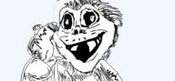 baby deformed distorted meta:tagme mustache smile soyjak subvariant:jacobson variant:a24_slowburn_soyjak // 2048x946 // 316.4KB