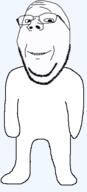 360 animated ass full_body glasses series:spinnerz! smile stubble subvariant:wholesome_soyjak variant:gapejak // 237x523 // 120.8KB