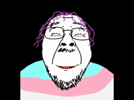 animated glasses meta:tagme purple_hair smile smirk stubble tranny variant:bernd wake_up // 640x480, 4s // 313.6KB