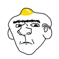 ear egg food foodjak frown sad soyjak unibrow variant:ishish_soyak_ears // 750x750 // 30.9KB