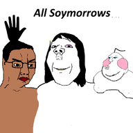 4soyjaks all_tomorrows blackface cheeks glasses mutant mutt_lips subvariant:annabelle variant:chudjak variant:gapejak variant:impish_soyak_ears variant:meximutt yellow_teeth // 1076x1070 // 115.2KB