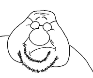 closed_mouth eyes glasses mouth sad soyjak stubble variant:carlson wrinkles // 483x402 // 16.7KB