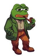 amphibian animal belt closed_mouth clothes frog full_body green_skin holding_pipe jacket lips nas nas:pepe pepe pepe_the_frog pipe shoe subnas:apu transparent_background // 998x1440 // 925.8KB