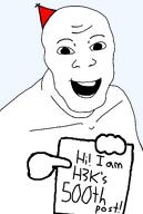 500 clothes h3k_(user) hand happy hat meta:namefags open_mouth pointing pointing_at_object shitnobodycaresabout sign smile variant:feraljak variant:wojak white_skin wojak // 1025x1525 // 34.6KB