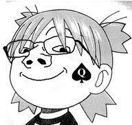 4chan anime bbc femjak glasses hair queen_of_spades smile soyjak subvariant:gapejak_female subvariant:shrimpish tattoo variant:gapejak yotsoyba // 339x322 // 88.2KB