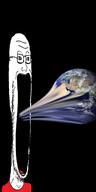 clothes distorted earth eating glasses open_mouth planet soyjak space stubble subvariant:soyak_soymilk variant:soyak // 2008x4000 // 2.1MB