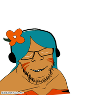 animated cookie cookie_run cookieteen music poypoyo tiger_lily_cookie variant:feraljak // 400x400 // 582.0KB