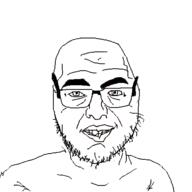 r artist:QQlive assburgers autism glasses ias open_mouth rizz sexy soyjak stubble variant:unknown // 500x500 // 28.5KB