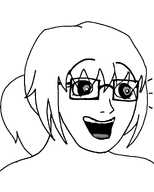 female femjak foidjak glasses hair happy long_hair open_mouth series:foidjaks subvariant:doctos subvariant:soygirl teeth tongue trend:doctos variant:soyak // 788x980 // 55.0KB