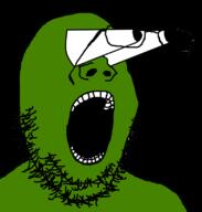 booba eyes_popping frog glasses green green_skin open_mouth pepe soyjak stubble variant:gapejak // 762x801 // 37.4KB
