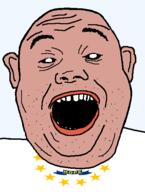 amerimutt anchor black_sclera clothes ear flag flag:rhode_island hair open_mouth red_shirt rhode_island soyjak star_(symbol) state stubble teeth text transparent_background united_states variant:alicia // 418x555 // 22.0KB