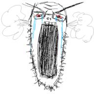 angry bloodshot_eyes crying fume glasses oekaki open_mouth soyjak stubble variant:unknown // 500x500 // 31.6KB