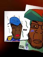 Love_is_love artist:bulgarian autism award badge black_skin blue_hair boyfriend_(friday_night_funkin') bug cap closed_mouth clothes discord discord_logo_facial_mark esl facial_mark fly fnf_pedo friday_night_funkin' gay glasses green_hat hair hat hot jaundice map_(pedophile) merge neutral neutralplier_award oh_my_god_she_is_so_attractive pedophile series:esl_pedo_league sexy slopjak soyjak stinky stubble stupid.png_poster subvariant:chudjak_front subvariant:chudplier sweating text variant:chudjak variant:markiplier_soyjak venezuela video white_background yellow_eyes yellow_sclera // 360x480, 6.8s // 432.4KB