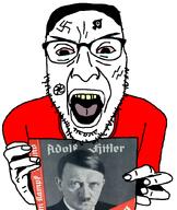 adolf_hitler bbc chudcel crying leaking spade variant:bookjak variant:chudjak // 700x829 // 203.3KB