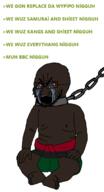 angry baby chain crying greentext nigger nigger_nationalism pan_african shitskin variant:soyak // 1122x2063 // 227.7KB